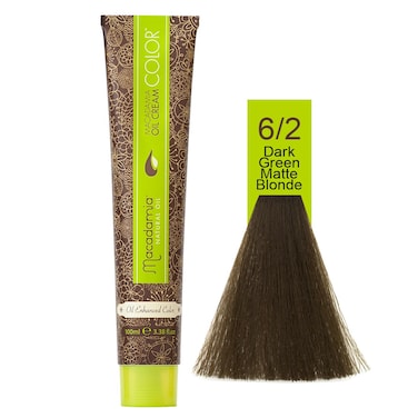 Macadamia Natural Color 6/2   Dark Green Matte Blonde   100 Ml