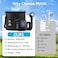 Mytrix Portable Shower,8000mAh Rechargeable Camping Shower Pump with 20L Foldable Bucket, 5 Spray Modes, IPX8, Ideal for Outdoor, Travel, Car Washing, Pet Bathing, and Watering Plants