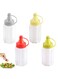 Pcs Mini Squeezable Sauce Containers, 30ml Portable Condiment Bottles with Screw Caps, Leak-Proof for Salad Dressing Ketchup