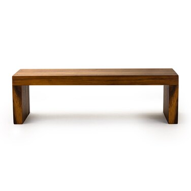 Acacia Wood Footed Sushi Board 35x12x10CM Premium Wooden Serving Platter with Raised Stand, Brown