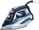 BLACK+DECKER Steam Iron, 2400W Power, 380ml Water Tank, Ceramic-Coated Soleplate, Anti-Drip, Anti-Calc, Auto Shutoff, Vertical Steam, Self-Clean, Steam Burst, 35g/min Continuous Steam, Blue - X2150-B5