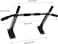 Wall Mounted Pull Up Bar, Heavy Duty Chin Up Bar