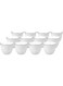 12-Piece Cawa Cup Set Embossed Pearl Design 230ml