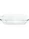 Taliona Rectangle Glass Bread Pan 1.5L, Clear, TL2213617, Bakeware