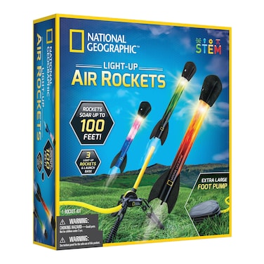 Blue Marble National Geographic Light-Up Air Rockets