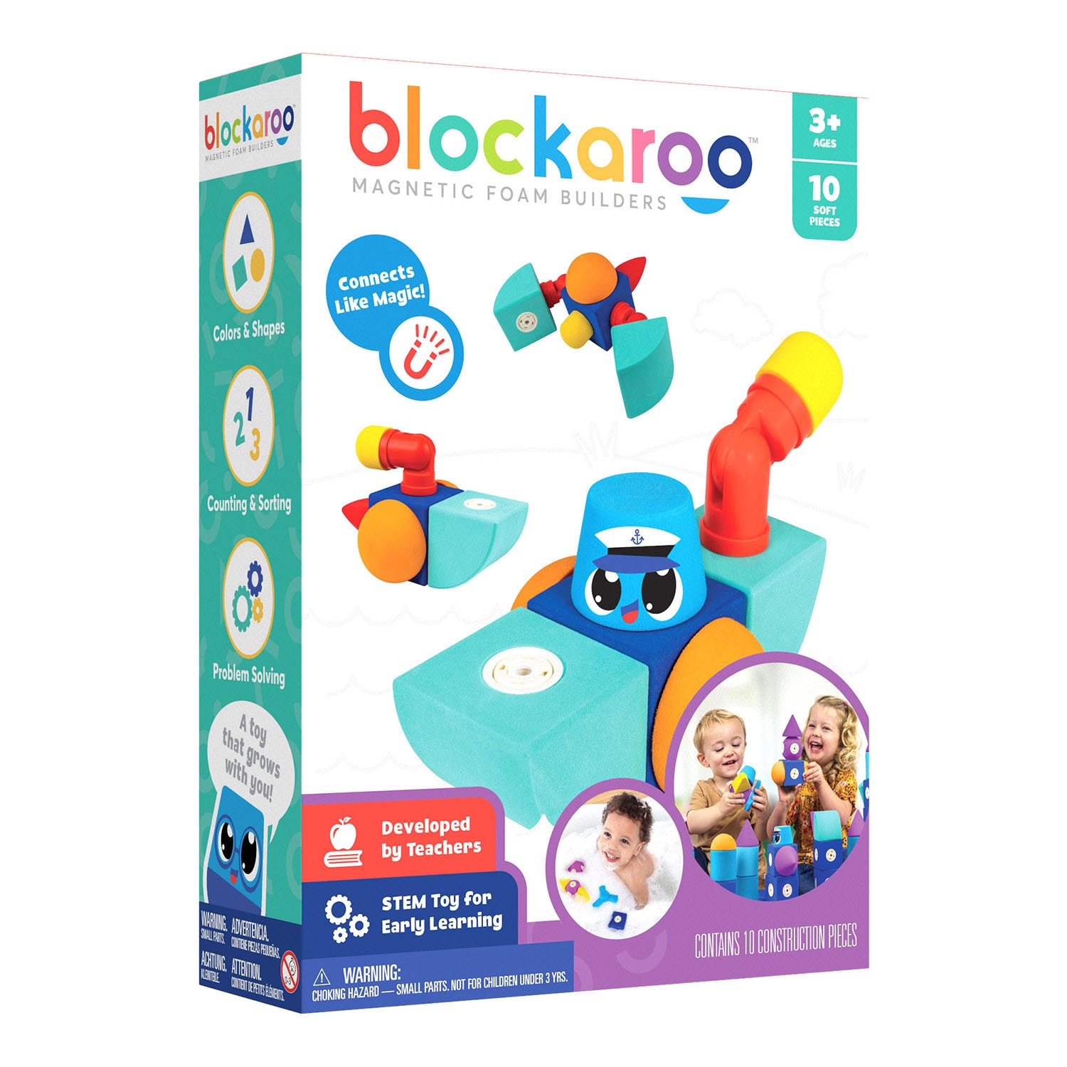 Buy Blockaroo Magnetic Foam Builders – Tugboat Set (10 pcs) Online ...