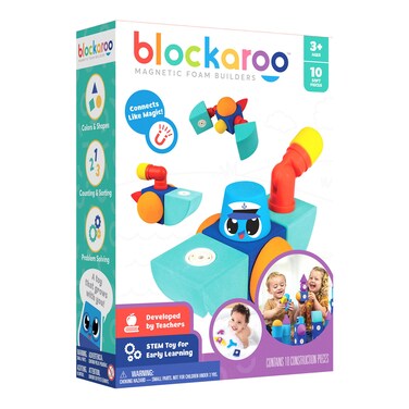 Blockaroo Magnetic Foam Builders &ndash; Tugboat Set (10 pcs)