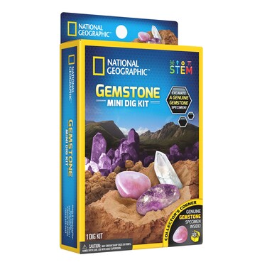 Blue Marble National Geographic Impulse Gemstone Mini Dig Kit