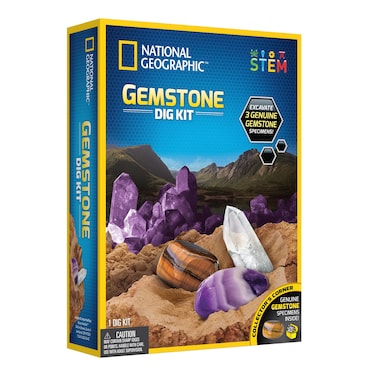 Blue Marble National Geographic Gemstone Dig Kit