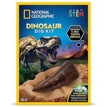 Blue Marble National Geographic Dino Fossil Dig Kit