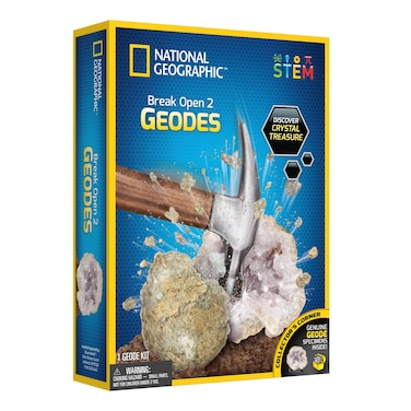 Blue Marble National Geographic Break Open 2 Geodes!