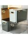 PASGON Multi Use Transparent Plastic Storage Box with Lid for Organizing Stackable Kitchen Pantry Organizer Bin Toys Container (XL Green)