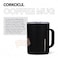 Corkcicle Classic Black Insulated Travel Mug, 470ml