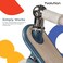 Yvolution Scoot Classic Scooter Blue &ndash; Retro-Style 3-Wheel Scooter for Kids Ages 3&ndash;8, Lean-to-Steer, Wide Deck, Adjustable Handlebar (YS51B2)