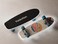 Yvolution Cruiser 30" Skateboard &ndash; Light-Up Maple Wood Deck With Dynamo Technology, Kids Age 5+, 60kg Max Weight, Vibrant Graphics &ndash; White (YS52W2)