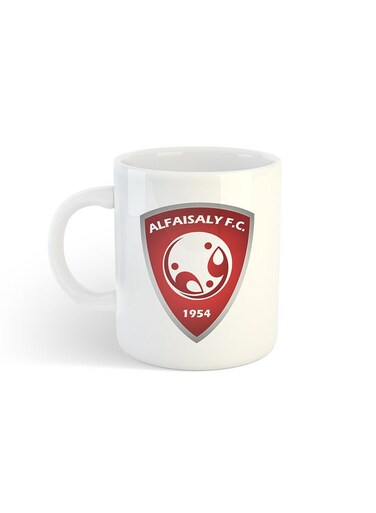 Club F Printed Mug White