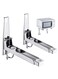 Steel Microwave Wall Shelf, Universal 304 Bracket for Kitchen Space-Saving and Organization