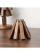 EXNOX Black Walnut Wood Table Mat, Wooden Trivets for Hot Dishes, A Tree Design Trivet Mats, Foldable Placemats Table Decoration, Heat Resistant Mats for Countertops and Table (A)