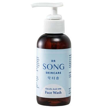 Korean Skin Care - Dr Song Glycolic Acid Face Wash - Exfoliating Face Wash with 10% Glycolic Acid, AHA for Anti Aging, Acne and Wrinkles Korean Beauty