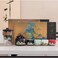 Ceramic Tea Set with Glass Teapot, 4 Cups, Tea Container &amp; Gift Box