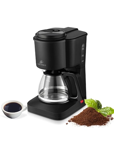 6-Cup Drip Coffee Maker, Simply Brew Compact Drip Filter Coffee Machine, Front Access Easy Fill,Auto Keep Warm Function And Smart Anti-Drip System