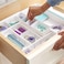 YouCopia DrawerFit Expandable Office Drawer Organizer, Adjustable Storage with 13 Compartments, Non-Slip, BPA-Free, Fits Drawers 10&rdquo; to 16&rdquo; Wide, White