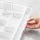 YouCopia DrawerFit Expandable Office Drawer Organizer, Adjustable Storage with 13 Compartments, Non-Slip, BPA-Free, Fits Drawers 10&rdquo; to 16&rdquo; Wide, White