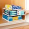 YouCopia UpSpace Cabinet Box Organizer, Adjustable Kitchen and Pantry Shelf for Plastic Wrap and Foil Storage, Kitchen Cabinet Organizer, Easy Assembly for a clutter-free kitchen, Medium