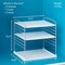 YouCopia UpSpace Cabinet Box Organizer, Adjustable Kitchen and Pantry Shelf for Plastic Wrap and Foil Storage, Kitchen Cabinet Organizer, Easy Assembly for a clutter-free kitchen, Large