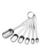Stainless Steel Measuring Spoon Set Silver