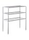 Dubai Gallery 3-Tier Multi-Functional Kitchen Storage Shelf Silver 22.4 X 11.8 X 25.6Inch