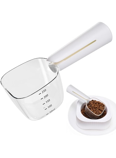 Masroo Dog food measuring scoop 1cup,cat food scoop, Pet food scoop,cat spoons for wet food.Accurate measurement,Also can be used for rice, flour, soybean and other kinds of grain