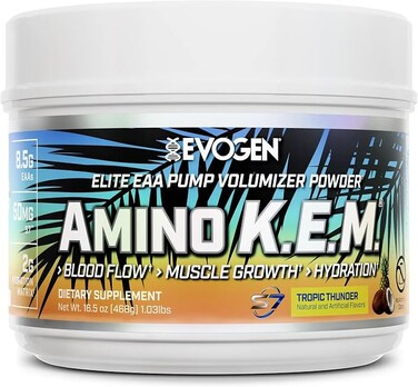 Evogen Amino K.E.M. EAA, Tropical Thunder, 464g
