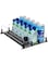 Puricon Soda Can Organizer for Fridge Refrigerator, Spring Loaded Self-Pushing Automatic Glide Adjustable Drink Beverage Rack Bottle Dispenser Storage -Black, 3 Rows