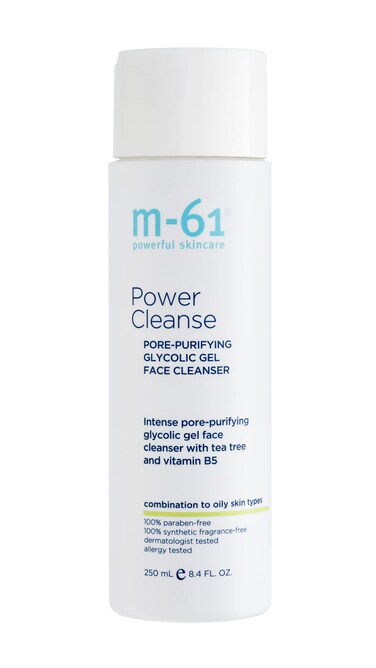 M-61 Power Cleanse- 8.4 oz.- Pore refining and exfoliating gel cleanser with glycolic, vitamin B5 &amp; tea tree extract
