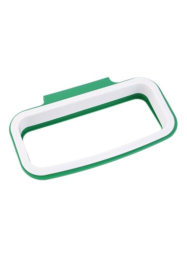 Garbage Bag Holder Green/White 22x12.5centimeter