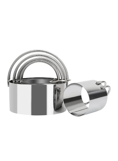 Pieces Circle Biscuit Cutter,Professional Stainless Steel Round Cookies Mold Tool with Handle for Baking GIFT Package