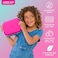 صندوق غداء Bentgo Kids Chill، 4 أقسام، عبوة ثلج قابلة للإزالة، مقاوم للتسرب، آمن للغسل في غسالة الصحون، تصميم براءة اختراع، فوشيا/أزرق مخضر