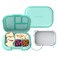 Bentgo Kids Chill Lunch Box - Bento-Style Lunch Solution With 4 Compartments And Removable Ice Pack For Meals And Snacks On-The-Go - Leak-Proof, Dishwasher Safe, BPA-Free (Aqua)