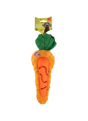 FOFOS Cute Carrot Treat Dispensing Dog Toy