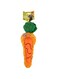 FOFOS Cute Carrot Treat Dispensing Dog Toy