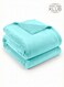 Linen Klub Single Micro Fleece Flannel Blanket 260 GSM Super Plush and Comfy Throw Blanket Size 150 x 200cm Aqua
