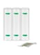 Vacuum Sealer Rolls, 3 Rolls Vacuum Sealer Bags for Food Saver, Sous Vide Bags Food Storage Freezer Sealer Bag for Cooking with BPA Free, Large roll Compatible with Food Saver &amp; Others (8inx16ft))