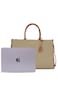London Ladies Bag M1   Women&rsquo;s Elegant 15.6 inch Laptop Tote Bag Classy Computer Briefcase  Beige
