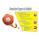 Kickerball Bend, Curve And Swerve Soccer Ball, Orange, 20.5, Cobi