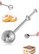 Sifter, 304 Stainless Steel Small Strainer Fine Flour Duster for Baking One Handed Operation Baking Sifters for Baking, Sifting Sugar, Flour, Spices and Tea Strainers