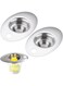 nalaina Stainless Egg Separator, 2 Pcs White Egg Separator, Egg White Filter Food Grade Egg Separator Tool for Baking Cake Kitchen Cooking Gadget