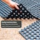 TerraTuf Interlocking Rubber Floor Mat Restaurant Kitchen Mat for Floor Anti Fatigue Bar Mat Door Mat Non-Slip Mat Indoor Outdoor Shower Pool Drainage Mat Durable Garage Flooring 91.44 x 91.44 cms