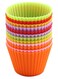 Silicone Chocolate Cupcake Liner Mold Multicolour