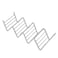 Restaurantware-7.1 Inch x 2.5 Inch Taco Stand, 1 Rectangle Taco Rank - Fits 4 Tacos, Reversible, Silver Stainless Steel Holder, Dishwasher Safe, For Hard Or Soft Shells
